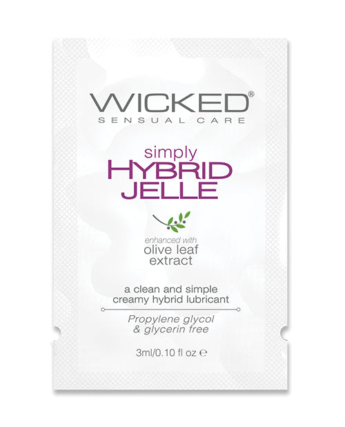 Wicked Sensual Care Wicked Sensual Care Simply Hybrid Jelle Lubricant - .1 oz