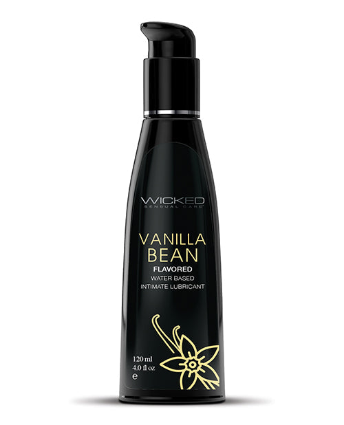 Wicked Sensual Care Wicked Sensual Care Aqua Waterbased Lubricant - 4 oz Vanilla Bean