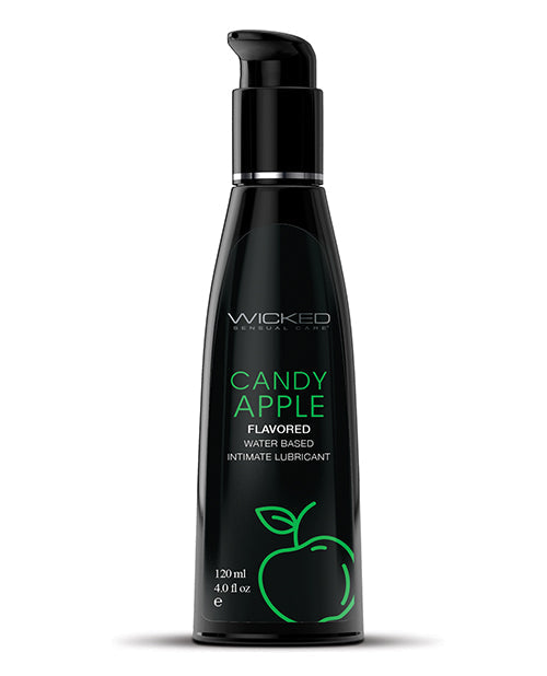 Wicked Sensual Care Wicked Sensual Care Aqua Waterbased Lubricant - 4 oz Candy Apple