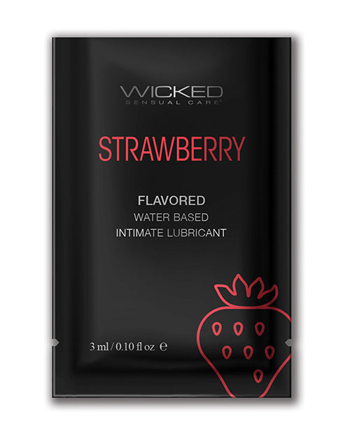 Wicked Sensual Care Wicked Sensual Care Waterbased Lubricant - .1 oz Strawberry