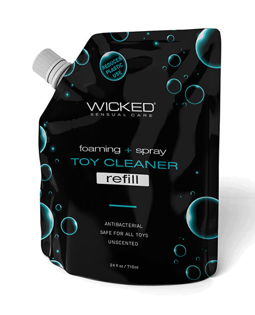 Wicked Sensual Care Wicked Sensual Care Foaming + Spray Toy Cleaner Refill Pouch - 24 oz