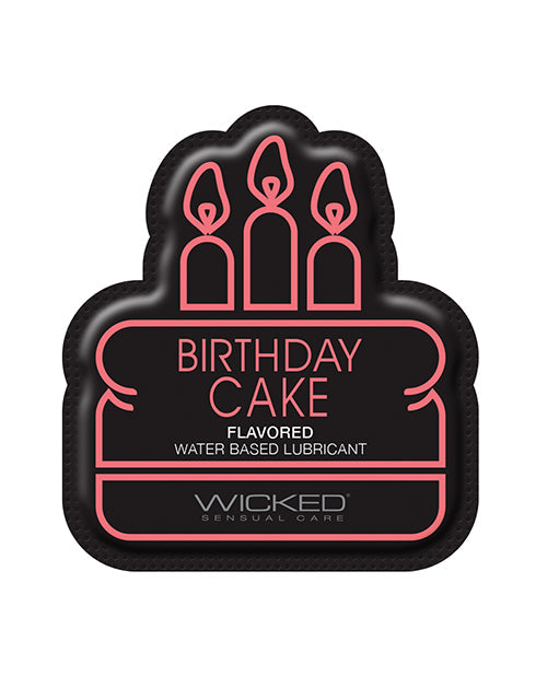 Wicked Sensual Care Wicked Sensual Care Water Based Lubricant - .1 oz Birthday Cake