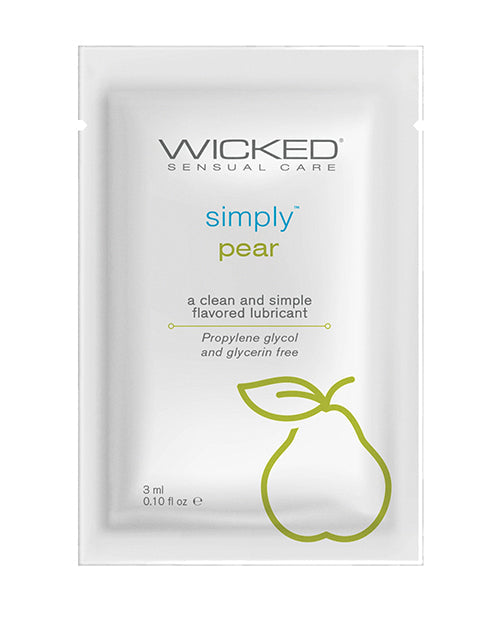 Wicked Sensual Care Wicked Sensual Care Simply Water Based Lubricant - .1 oz Pear