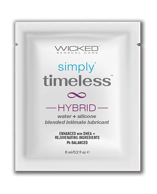 Wicked Sensual Care Wicked Sensual Care Simply Timeless Hybrid Water & Silicone Lubricant - .2 oz