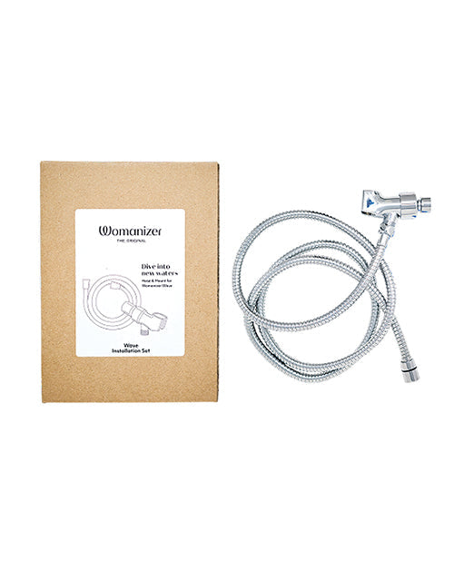 Womanizer Womanizer Wave Shower Hose & Arm Mount Set - Chrome