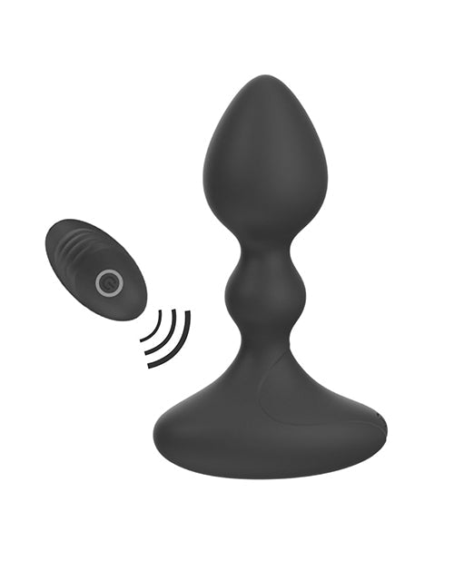 Pink Elephant Pink Elephant Lil Rumble Rechargeable Vibe w/Remote - Black