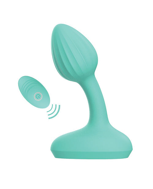 Pink Elephant Pink Elephant Dreamer Rechargeable Vibe w/Remote - Aqua