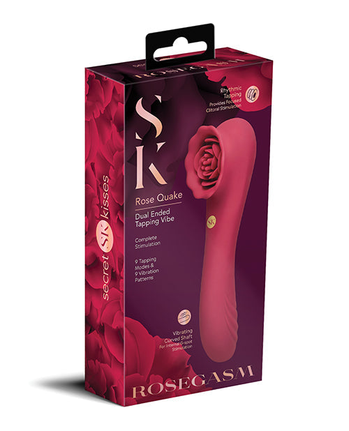 Secret Kisses Secret Kisses Rosegasm Rose Quake Dual Ended Tapping Vibe