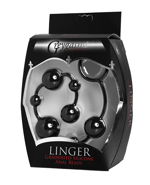 GreyGasms GreyGasms Linger Graduated Silicone Anal Beads