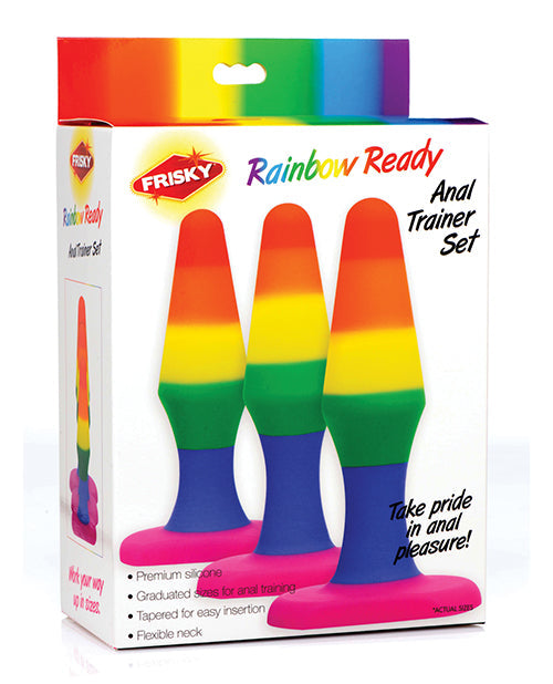 Frisky Frisky Rainbow Silicone Anal Trainer Set