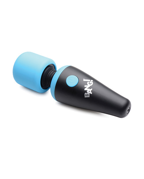 Bang! Bang! 10X Vibrating Mini Silicone Wand - Blue