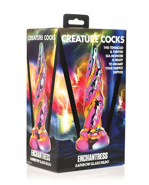 Creature Cocks Creature Cocks Enchantress Rainbow Glass Dildo