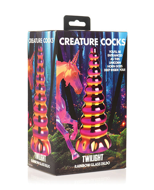 Creature Cocks Creature Cocks Twilight Rainbow Glass Dildo