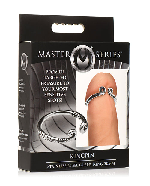 Master Series Master Series Kingpin Stainless Steel 30 mm Glans Ring
