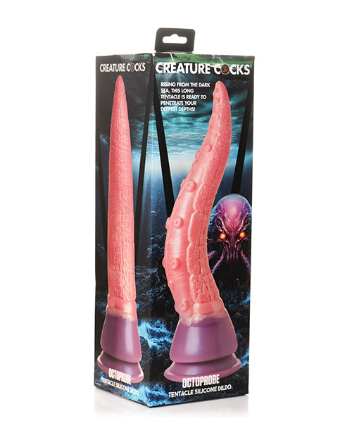Creature Cocks Creature Cocks Octoprobe Tentacle Silicone Dildo - Pink/Purple