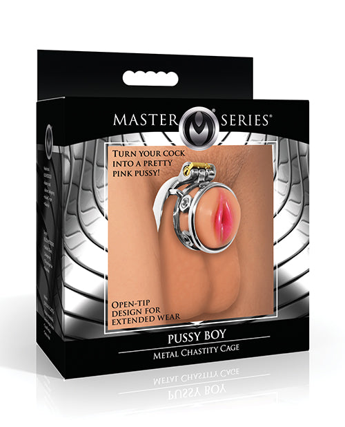 Master Series Master Series Pussy Boy Metal Chastity Cage