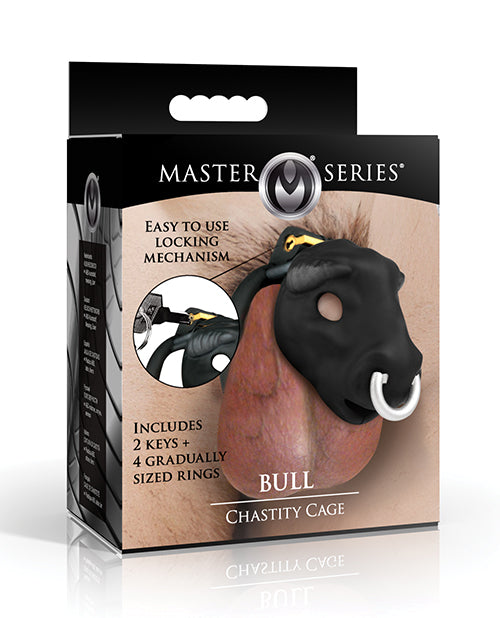 Master Series Master Series Bull Chastity Cage - Black