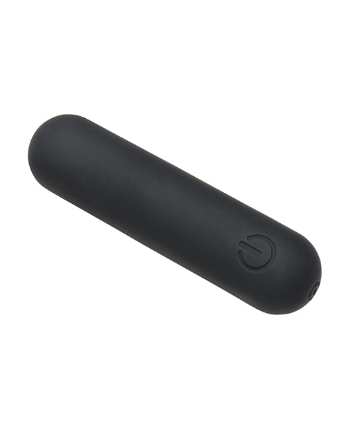 Bang! Bang! Flexible Silicone Bullet - Black