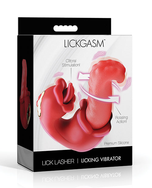 Lickgasm Lickgasm Lick Lasher Licking Vibrator - Red