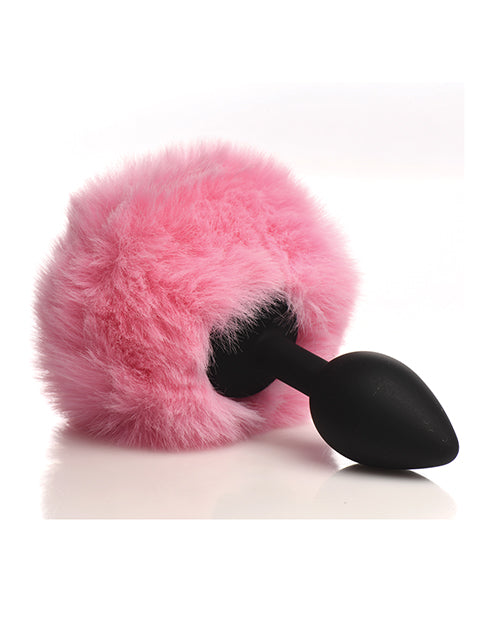 Tailz Tailz Fluffy Bunny Tail Silicone Plug - Pink