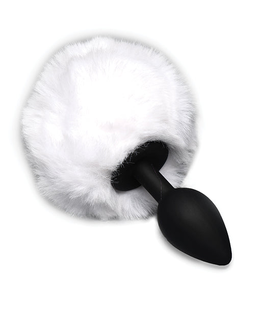 Tailz Tailz Fluffy Bunny Tail Silicone Plug - White