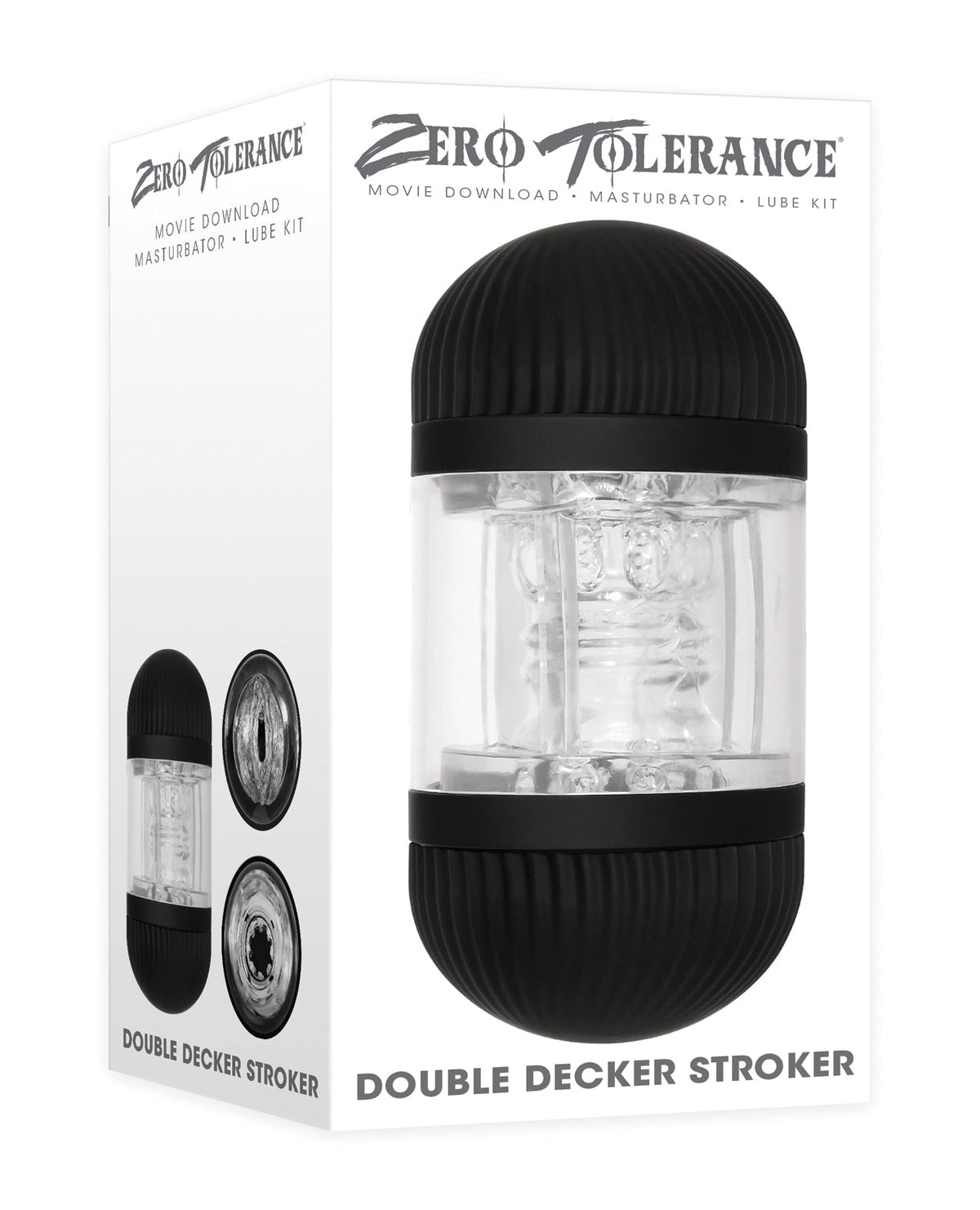 Zero Tolerance Zero Tolerance Double Decker Stroker - Black/Clear