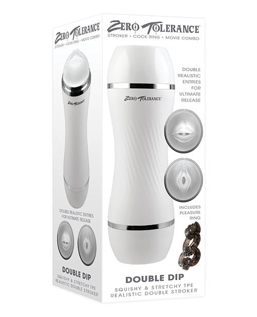 Zero Tolerance Zero Tolerance Double Dip Stroker - White