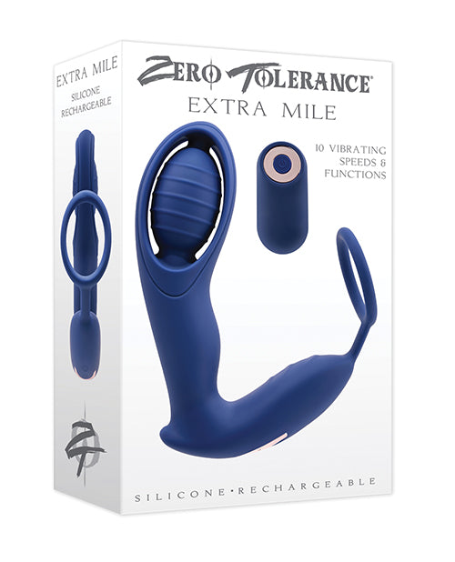 Zero Tolerance Zero Tolerance Extra Mile C Ring Vibrator - Blue