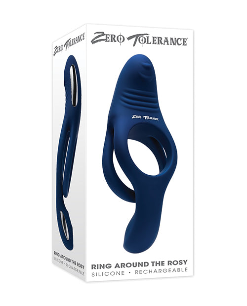 Zero Tolerance Zero Tolerance Ring Around the Rosy Cock & Ball Vibrator - Blue