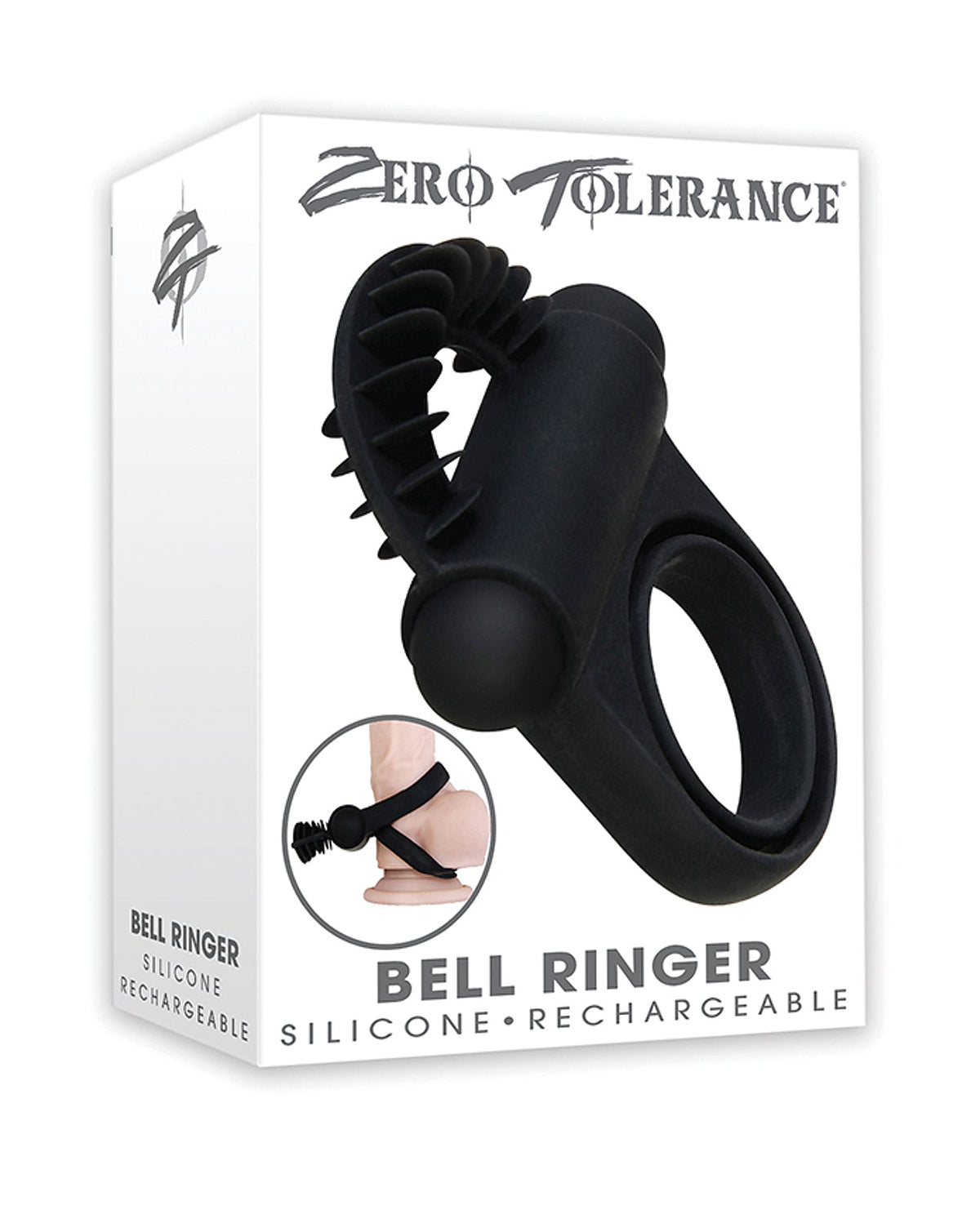 Zero Tolerance Zero Tolerance Bell Ringer Cock Ring - Black